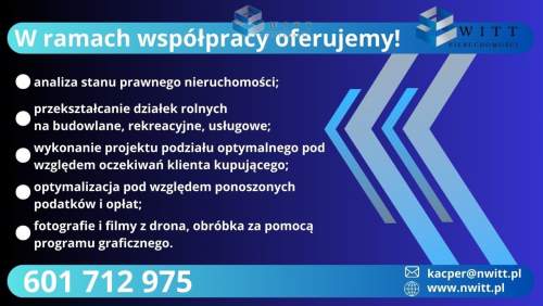 Działka siedliskowa na sprzedaż, 3000 m2, Frednowy