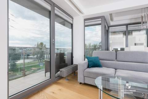 Apartament z widokiem na Wisłę 73m2 Wiślane Tarasy