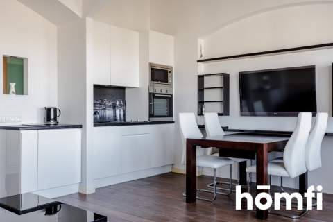 NOWOCZESNE STUDIO Z PANORAMĄ WARSZAWY/36m2/