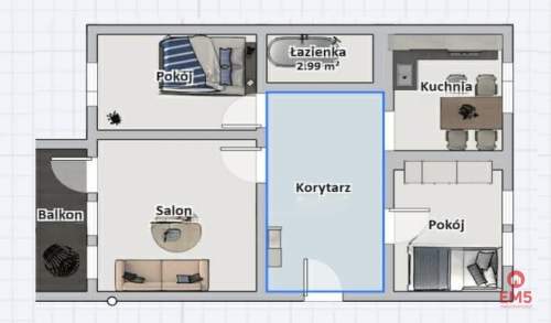 Ładne 3 pokoje Białostoczek 60m2