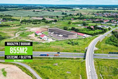 Magazyn przy obwodnicy / 855 m2 / Szczęsne