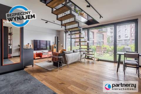 Dwupoziomowy apartament z ogrodem