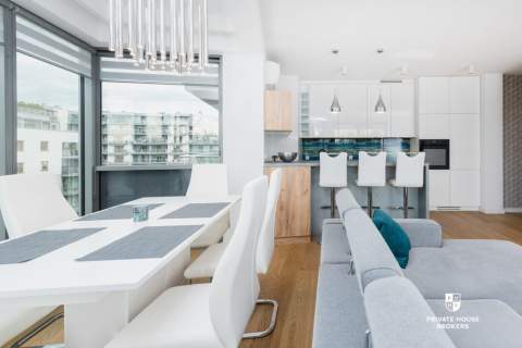Apartament z widokiem na Wisłę 73m2 Wiślane Tarasy
