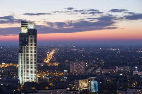 Sky-Office na 28 piętrze Metro Rondo Daszyńskiego