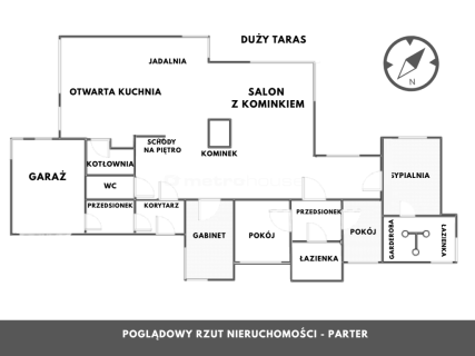 Dom NAD MORZEM w otoczeniu lasu 