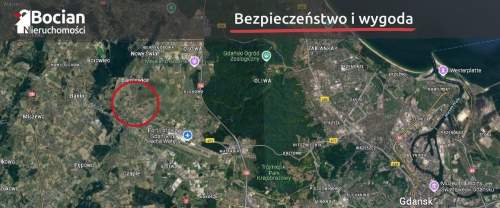 Płaska, uzbrojona działka obok Gdańska Rębiechowo