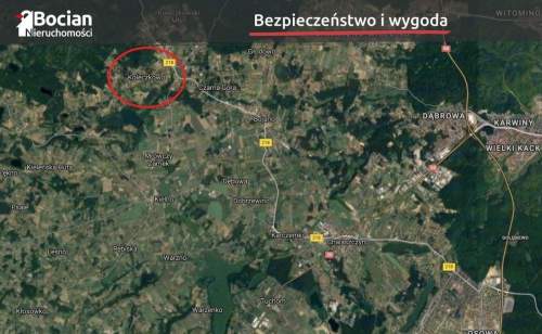 Malowniczo położona działka niedaleko jeziora