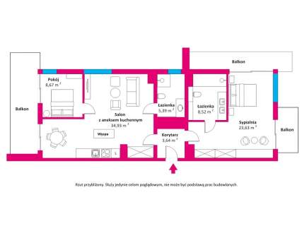 Luksusowy, przestronny apartament w Kołobrzegu
