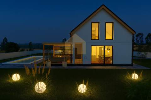 Ekologiczny domek 90m2/ ogród/ taras/ działka 10ar