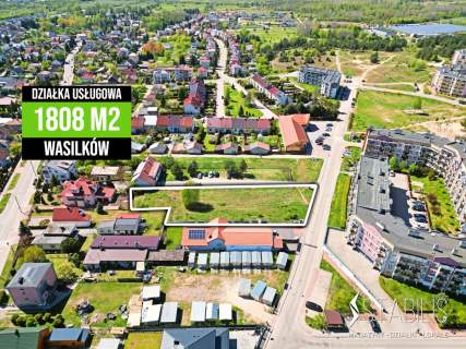 Działka pod HANDEL/USŁUGI w Centrum Wasilkowa
