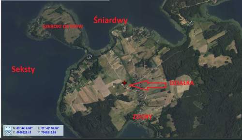 Działka budowlana Zdory 14 arów jezioro Śniardwy