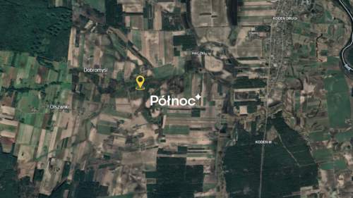 Działka siedliskowa z małym domkiem w Dobromyślu