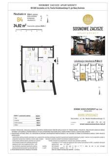 Sosnowe Zacisze - Soczewka,k.Płocka-lokal-34,82 m