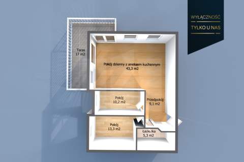 REZERWACJA Apartament z tarasem i widokiem na las