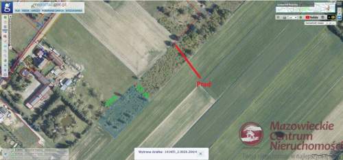 Działka 2601 m2 Wymysły Cisza, Spokój 