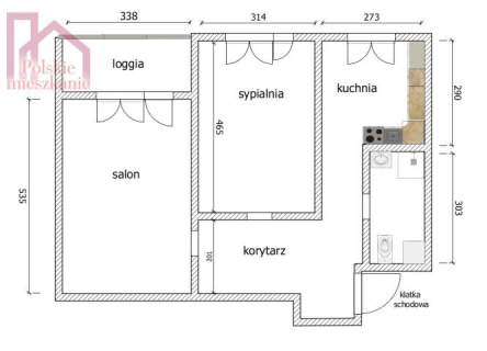 Mieszkanie 53,39 m w ścisłym centrum z loggia, Franciszkańska,...