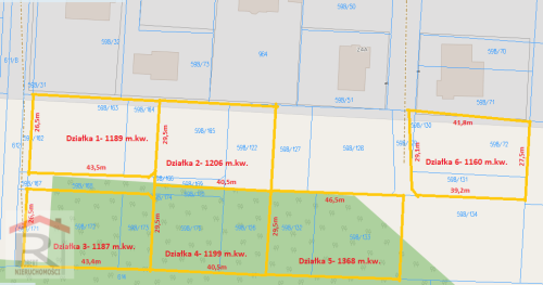 Działka w Bilczy, uzbrojona, za 290zł/m2.