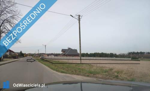 Działka budowlana 1865mkw Sieradz-Męcka Wola BEZPOŚREDNIO 