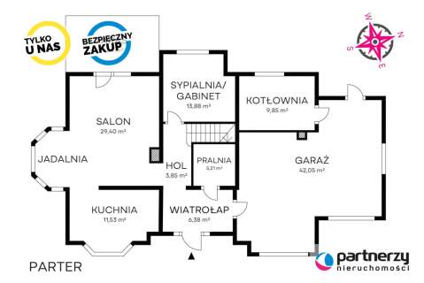 7-pokojowy dom wolnostojący na dużej działce 