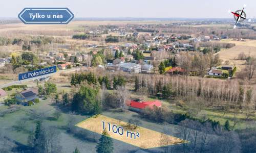 Działka 1100 m pod dom lub usługi Wyczerpy.