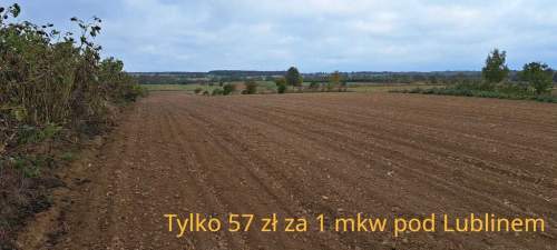 Działka w bliskiej odległości od Lublina.