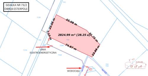 Rezydencjonalna pod lasem Esterpole 2824 m MPZP 