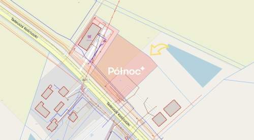 Działka inwestycyjna pod stację paliw / myjnię