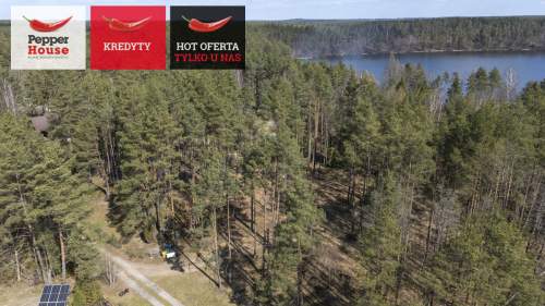 Jezioro Garczyn działka z 4 domkami po 20,45m2