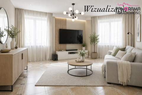 Przestronne 4 - pokoje z wydzielonymi strefami.