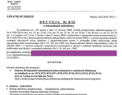 Działka z WZ i PROJEKTEM na 14 lokali mieszkalnych