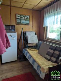 Jagodowo działka ROD 284/35m2 domek murowany las