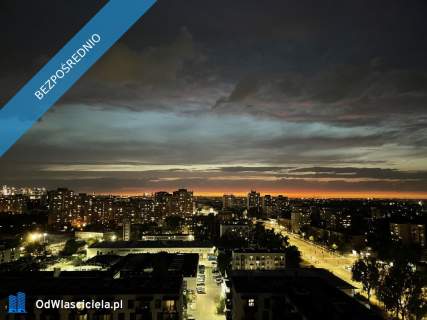 Soft loft z widokiem na panoramę Warszawy