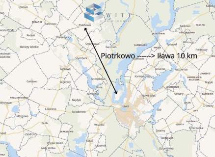 Malownicza działka budowlana 10 km od Iławy