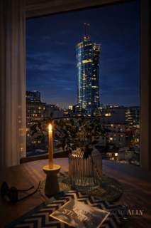 Unique Tower CENTRUM Widok na Warsaw Spi