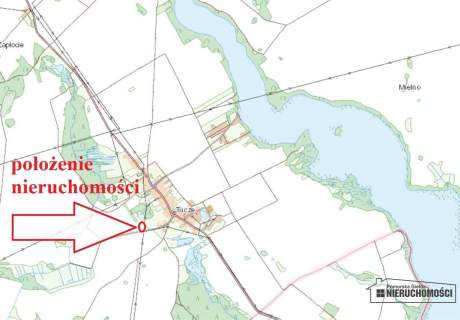 70 km od Szczecina działka budow. - 2 km od Jezior