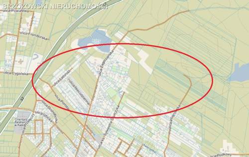 Wawer, 734 m2, WZ mieszkaniowa jednorodzinna