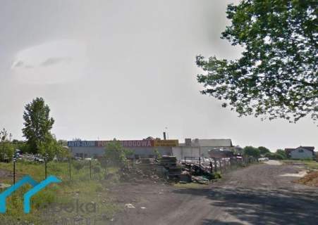 Działka usługowa z projektem hali 