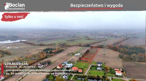 Kompleks płaskich działek nad jeziorem Przyjaźń