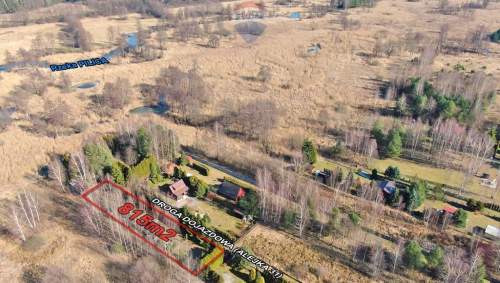 Działka rekreacyjna 815 m   Szyszki, blisko lasu