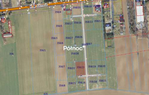 2 działki budowlane Lublin H. i M. Sachsów