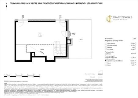 3/4 pokojowe mieszkanie z tarasem Węglinek