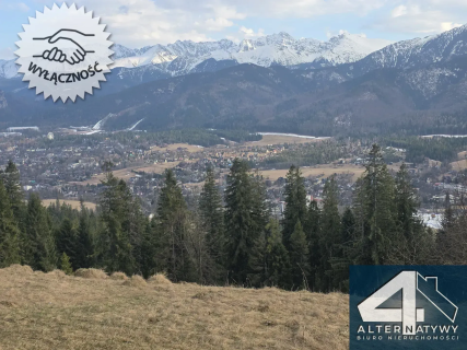 Działka na Gubałówce z widokiem na Tatry
