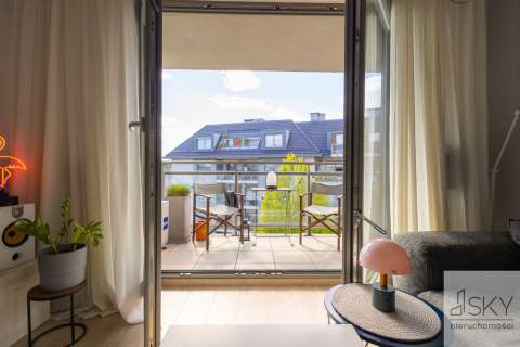 REZERWACJA 2-pok. Ogrody Hallera balkon garaż 