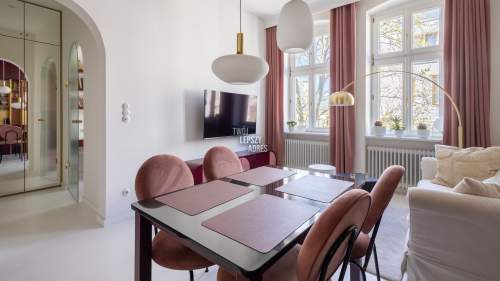 Designerskie mieszkanie z widokiem na zieleń