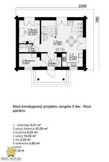 Dom z drewna księżycowego130 m2 sprzedaż Kębło