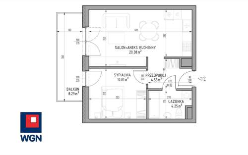 Mieszkanie na sprzedaż, 39,99 m2, Lublin