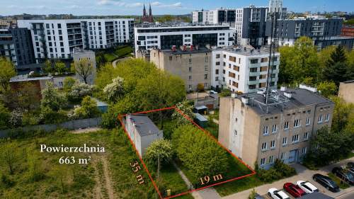 Działka budowlana na sprzedaż, 663 m2, Łódź