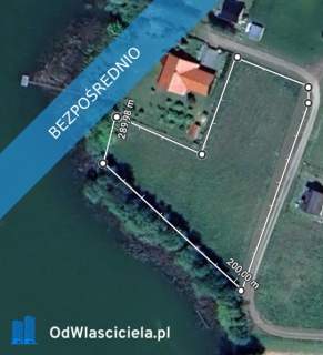 Uzbrojona działka do zabudowy z własną linią brzegową