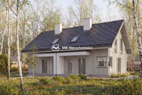 Nowoczesny dom z ogrodem w otoczeniu lasów - Czerniewo - k.
