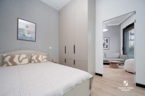 Młyny Mogilska, 2 pokoje z ogrodem 50m2
